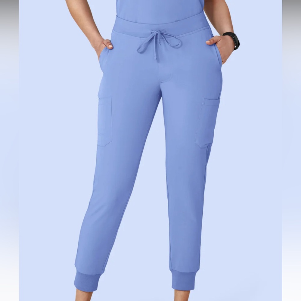 mandala jogger scrub pants